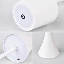 1pc moderne draagbare touch leeslamp voor op het bureau, sfeer nachtlampje, tafellamp, nachtkastje lamp USB opladen, moderne bureaulamp voor studenten, ingebouwde oplaadbare batterij 1200 mAh, instelbare drie kleurtemperaturen en helderheid, geschikt voor bureau/woonkamer/slaapkamer/kantoor/nachtkastje/cadeau