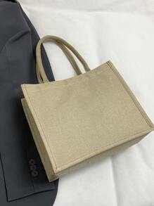 Women's Fashion Large Capacity Tote Handbag - Khaki - View 7