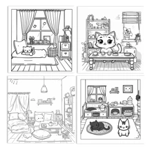 1 PC Cartoon Animal Coloring Book – 25 Detailed, Stress-Relieving Animal Designs On Thick Premium Paper – Perfect For Relaxation, Focus, Anxiety Relief, And Mindfulness – Great Gift For New Year, Birthdays, Holidays, Easter, Thanksgiving, Back-To-School, And Office Or School Supplies