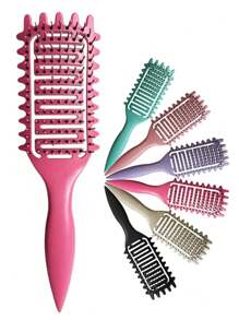 2025新款卷发定型梳,卷发梳,卷发造型梳,男女通用卷发梳理造型梳,发梳,梳子,美发工具,美发产品及配件,适用于理发店、美容院、返校季、旅行度假等场合,女士美发配件,梳子,解结梳,木梳,发梳,卷发梳 - 彩色 - 查看 19