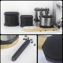 Hộp gõ cà phê bằng thép không gỉ, dung tích 750ml/1600ml, hộp gõ bã cà phê, dụng cụ nén có thể tháo rời, thùng chứa bã cà phê, bộ phận máy pha cà phê espresso, dụng cụ pha chế, đồ dùng cho quán cà phê trở lại trường - Nhiều màu - Xem 5