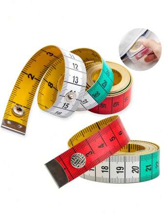 1개 60인치 프리미엄 부드러운 평면 측정 테이프 - 정확한 신체 측정, 재봉, 그리고 재단 동반자 - 버클이 있어 쉽게 보관할 수 있고, 콤팩트하고 가벼운 디자인