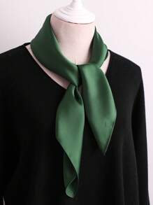 1 chiếc khăn vuông nhỏ màu trơn khăn lụa khăn quàng cổ trang trí khăn choàng đầu khăn bandana khăn quàng cổ cho nữ khăn lụa - Nhiều màu - Xem 20