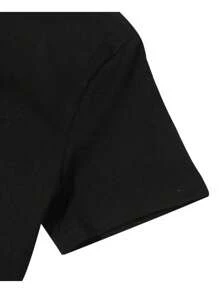 DISCO FLOWER BOY T-Shirt Basic Cotton Short Sleeve Premium Shirt - 軍綠色 - 查看 4