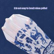 1 Roll Of 128pcs Retro Blue Trash Bags, High Capacity Recycling Bags, Suitable For Living Room, Bedroom, Bathroom, Kitchen, Office, Durable High Capacity, Great For Easter, Christmas, Halloween Gifts, Hair, Bathroom Accessories, Bathroom Cleaning, Home Accessories, Camping, Dog Bags, Face Razors, Eyebrow, Bedroom, Dog, Bottle Brush, Cleaning, Puppy, Keep Game Gloves, Kitchen, Puppy, Keep Game Gloves - Multicolor - View 10