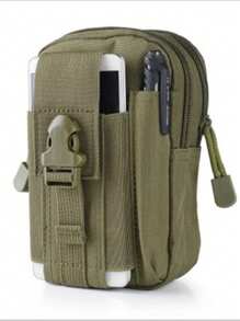 Bolsa de cintura multifuncional para deportes al aire libre, bolsa de cintura impermeable de camuflaje para accesorios de ciclismo, bolsa para teléfono móvil.