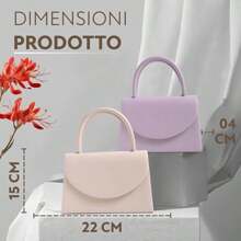 Elegant Women's -Leather Clutch Bag For Weddings, Parties And Events | Clutch With Chain Shoulder Strap, Ideal As An Elegant Women's Ceremony Bag Or Women's Handbag For Special Occasions