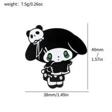 Sanrio 1pc/5pcs Anime Kawaii Enamel Pin Badge For Men, Backpack Accessories Merchandise Gifts Dress Accessories Pin For Clothes Bag Charm Backpack For School