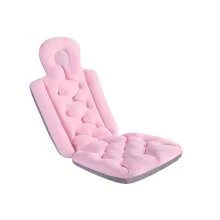 Adult Bath Pillow For Bathtub, Full Body Mat Quick Dry Ergonomic Headrest Cushion - Pink Long - View 6