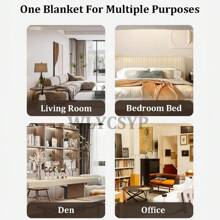 WLYCSYP Corredores de Cama de Punto para Cama King Size, Bufanda de Cama de Color sólido con Borla, Manta de Cama de Lujo Que no se desvanece para el Dormitorio Home Hotel-A||65X230cm - I - Ver 6