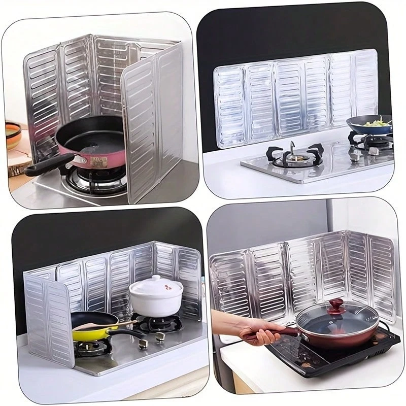 Panneau Anti-éclaboussures Aluminium Pour Cuisine - Protection Murale Contre Les Projections D'huile