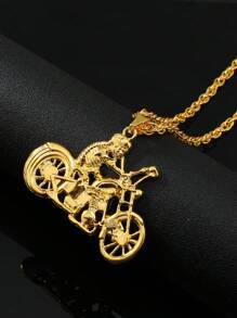 1 件朋克风格夸张设计奢华美元符号吊坠，派对和日常佩戴的必备配饰