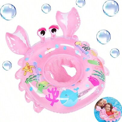 Baby Swimming Float, Inflatable Floatie Raft With Handle Seat, Children Waist Float Ring Kids Water Bathtub Beach Party, Toddler Swim Ring 3-36 Months