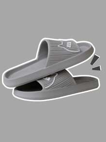 1 paire de sandales plates décontractées, à bout ouvert, avec un design mignon de chaton. Sandales confortables, antidérapantes pour la salle de bain, légères en EVA, pour un usage intérieur/extérieur unisexe