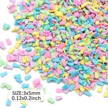 10/30g Easter Rabbit Polymer Clay Slices, Animal Rabbit, Odorless, Suitable For Resin, Lip Gloss, DIY Crafts, And Holiday Slime Decorations - Multicolor - View 3