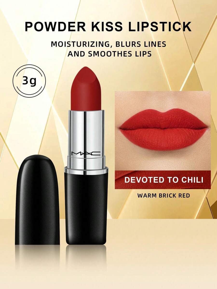MAC 0.1oz/3g Matte Lipstick #602 Chili Red, Retro - [Bullet] 602 Small Pepper - View 1