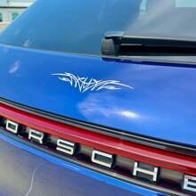 1 件 Sally 的纹身灵感来自汽车保险杠贴纸，乙烯基 Y2K 细条纹流浪汉印章贴花，适合女性女孩的可爱汽车装饰配件 - 均碼 - 查看 3