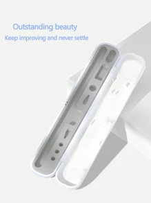 1 pieza Caja de almacenamiento para Lápiz Apple, compatible con la 1ra y 2da generación, incluye adaptador y cubierta para la punta, portátil