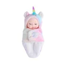 HUANG ER 1个/6个4英寸迷你重生娃娃套装：可水洗逼真娃娃，配有衣服，适合女孩、男孩、幼儿和儿童，生日礼物、返校礼物。 - 彩色 - 查看 5