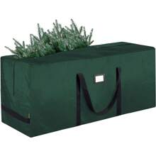 7.5 Ft Extra Large Christmas Tree Storage Bag With Reinforced Handles And Dual Zippers For Wide Opening (Green),Boho Vibes