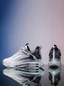 Zapatillas deportivas para hombre, diseño moderno que interpreta el estilo cool. - Blanco y Negro - Ver 5
