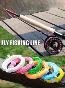 SOUGAYILANG 100FT 4F - 8F Fly Fishing Lines: Weight-Forward Nematode, Floating Polyethylene Rope In PVC Material, 6 Color Options, Main Line Per Single Pack - Multicolor - View 4