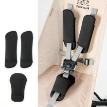 3-Piece Stroller Shoulder Pad, Child Car Seat Belt Pad, Stroller Crotch Strap Protector Set, Baby Carriage Accessories - Multicolor - View 1