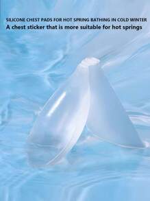 Silicone Swimsuit Nipple Cover Boob Pads Enhances Cleavage Waterproof Sweatproof Invisible Small Bust Swimwear Bikini Breast Pasties - Multicolor - View 7