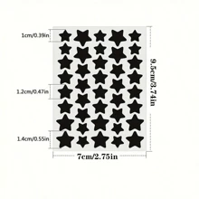 2000/1400/1120/400/240 Pcs Star Stickers, Halloween & Christmas Decoration Stickers, Colorful Five-Pointed Star Stickers For Party, Holiday Photo Decoration, Face Decor Stickers (1 Sheet Per Color), For Decoration Only (Not For Makeup)560/280/160/80/40pcs,Makeup,Cheap,Room Decor,Vanity,Travel,Bedroom,Makeup Accessories