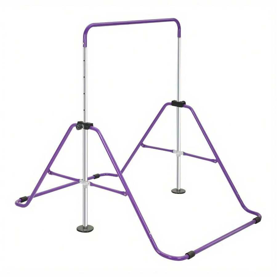Gymnastics Bar Expandable Horizontal Training Bars For Home Gym Purple - 紫色 - 查看 1