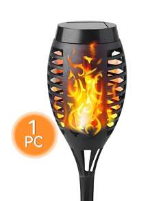 1/2/4/6 pièces, Lumières solaires, Lumières décoratives d'extérieur, Alimentées à l'énergie solaire, Convient pour les festivals, les fêtes, les jardins, les parcs, les lumières décoratives, les lumières de pelouse, Illuminez votre jardin avec la flamme vacillante de l'énergie solaire