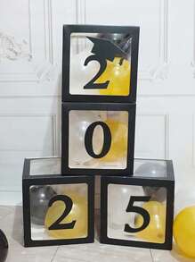 1 Set Class Of 2025 Photo Banner - Congrats Grad Perfect Graduation Decor Party Supplies Black - Multicolor - View 10