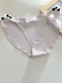 7pcs/Pack Women Cute Printed Ice Silk Breathable Hipster Panties, Student & Teen Girls Underwear