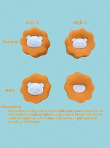 6 件装宠物毛发去除洗衣机球，神奇洗衣球，可重复使用的绒毛捕捉器，尼龙洗衣球，轻松去除衣物起毛，保持衣物和床上用品无毛，去除宠物毛发和污垢，宠物主人必备 - 彩色 - 查看 3