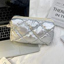 心形图案化妆包，大容量收纳袋，多功能旅行洗漱包 - 彩色 - 查看 11