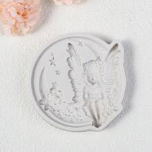1PC Moon Angel Mold, Fondant Mold, DIY Craft Mold do tworzenia biżuterii, DIY Silikonowa Forma Do Półksiężyca, Moon Angel Shaped Żywica Mold