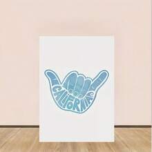 1 Pc Art Deco California Gesture Canvas Wall Art, Wooden Framed Canvas Painting -  Thickness 2.25cm/0.9inch,Valentine's Day Decorations At Home,Valentine's Day,New Year,Home Gift Decoration, Room Decoration Aesthetic, Wall Decoration Art, Perfect Gift, Autumn And Winter Wall Decoration, Living Room Decoration, Bedroom Decoration, Kitchen Decoration, Entry Decoration, Bathroom Decoration, Direct Wall Painting, High Quality Wall Painting Poster ,Easter  Easter Decorations For Women - Multicolor - View 6