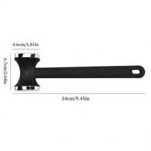 1PC Zinc Alloy Meat Tenderizer Double-Sided Meat Hammer, Steak Pork Chop Meat Hammer, Household Barbecue Marinated Meat Minced Meat Hammer Tendon Breaker, High Quality And Efficient, Multi-Functional Kitchen Tools