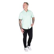 Generra | Men's Classic Button Down Shirt - Green - View 3