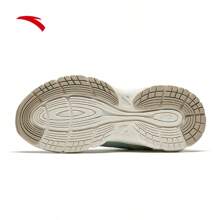 Anta 女士低帮厚底休闲运动鞋，百搭设计，2025 年春季新品，货号 122518812 - 白灰綠/象牙白 - 查看 5