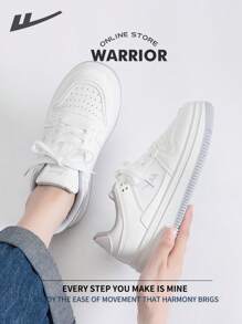 WARRIOR Krieger Herren Boardschuhe Frühling und Sommer, leicht, bequem, atmungsaktiv, bescheidener Stil, lässig aber elegant, Sneaker, ganzjährig tragbar, abriebfest, den ganzen Tag tragbar, Trainings-Sneaker, Laufschuhe, kleine weiße Schuhe