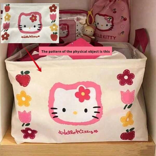 Sanrio Sanrio Hello Kitty, Katie Katze Aufbewahrungskorb, Kleidung Schreibtisch Aufbewahrungsbox, Verschiedene Aufbewahrungsbox, faltbarer Unterwäsche Aufbewahrungskorb Schlafzimmer, Organizer, Organizer, Heimspeicher, Weiße T-Shirts Damen, Schwarze Hosen Damen, Winterkleidung Damen, Kleider, Winterkleidung Damen, Elegante Damenkleider, Weißes Hemd für Damen, Langarm, Weißer Jumpsuit für Damen, Frühlingskleider für Damen, Frühjahroutfits für Damen, Frühling, Frühlingskleidung, Minimalistisch, Sommertops