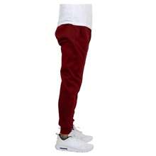 3-Pack Mens Modern Fit Fleece Jogger Sweatpants (S-3XL) - Black - Burgundy - Woodland - View 6