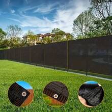 1pc 80% Shading Rate Sunshade Net, Outdoor Sun Shade Cloth With Rope Holes, Can Be Used For Plant Pavilions, Greenhouses, Chicken Coops, Keeps Courtyard Cool And Breezy In Summer, Random Component Shipped