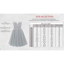 Vestidos de fiesta de tul 2024, vestidos de fiesta cortos para adolescentes, vestidos de cóctel brillantes - Celeste - Ver 7