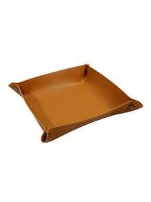 Pequeña bandeja plegable para guardar joyas, adecuada para almacenaje de viaje, mesa de noche, hogar u oficina, accesorios de cocina, decoración de bandejas, bandeja de frutas y bandeja de decoración - Multicolor - Ver 10