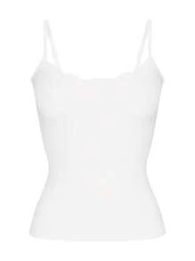 Beauace Women's Cami Tops Sleeveless Lace Trim Solid Color Slim Fit Camisole Summer Tops - White - View 6