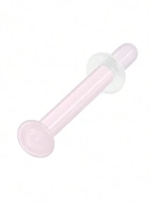 1 pieza Aro de nariz de vidrio de color transparente Retén de aro recto para perforación corporal Joyería