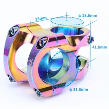 TANKE MTB Ultralight Stem,35mm Handlebar,CNC,0 Degree Rise,Bicycle Stand,FR AM Enduro,31.8mm,28.6mm Steerer Mountain Bike Parts - Màu ngụy trang - Xem 4