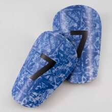 1 Pair Adult Mini Football Player Number Print Football Shin Guards, Thick Protective Insert Pad Leg Sleeve - Multicolor - View 10